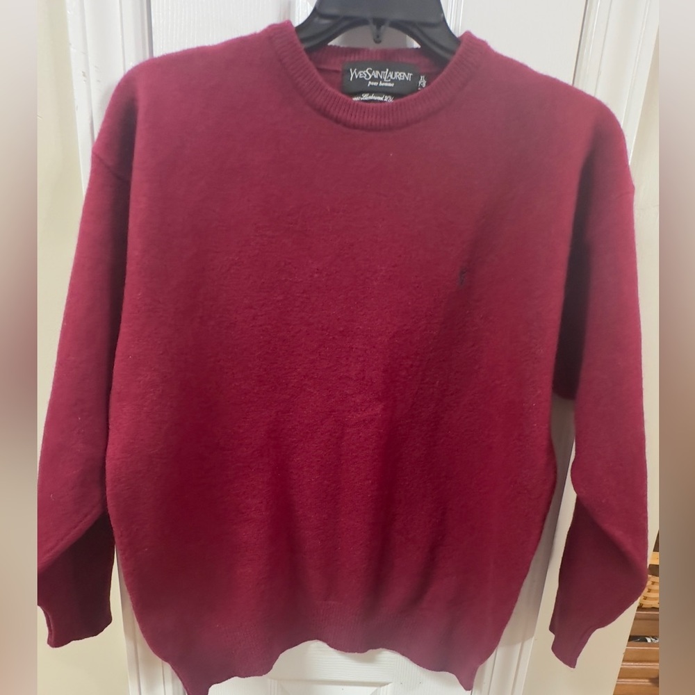 Vintage Yves Saint Lauren sweater NOTE: see last 2 pics for small hole.